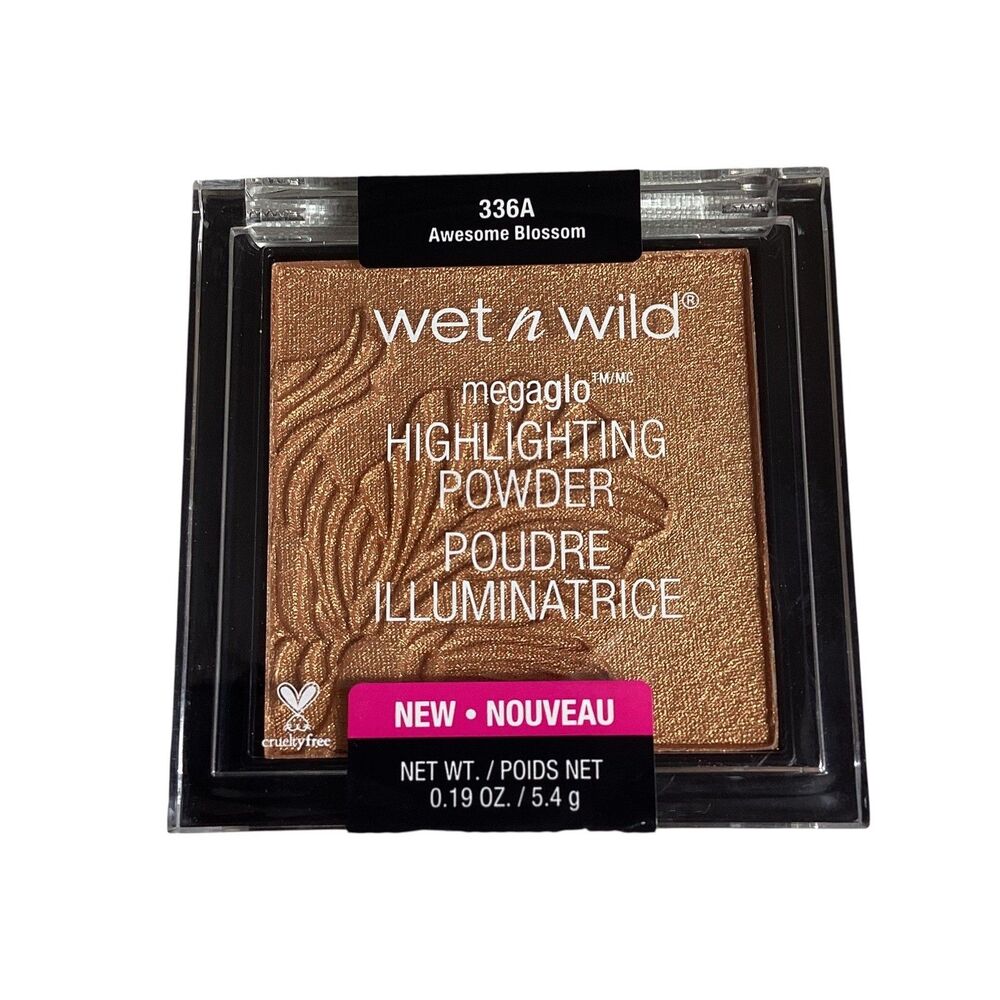 Wet n Wild MegaGlo Highlighting Powder 336A Awesome Blossom Bronze Gold New